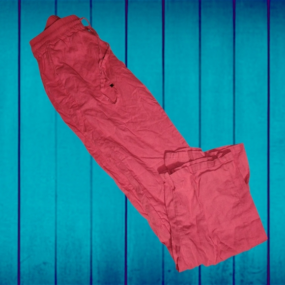 Love Tree Coral Wide Leg Pants - Picture 4 of 16